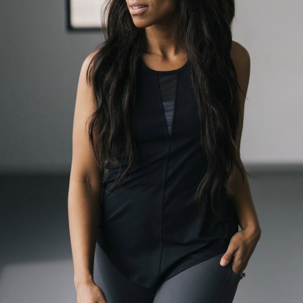Zyia Active black effortless tank